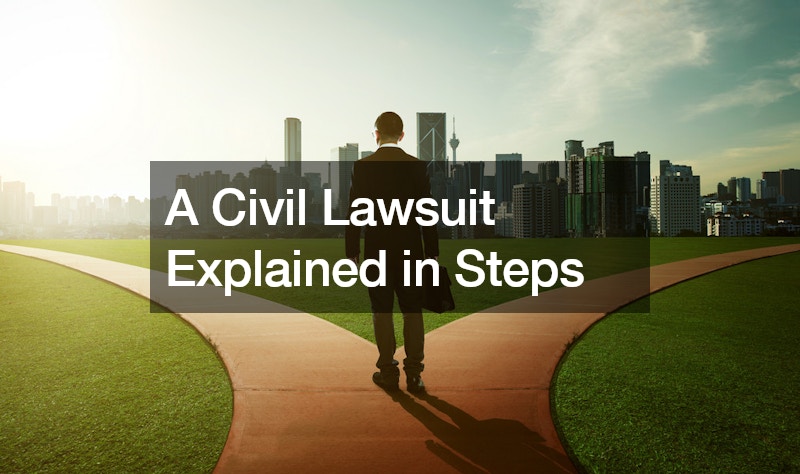 A Civil Lawsuit Explained in Steps