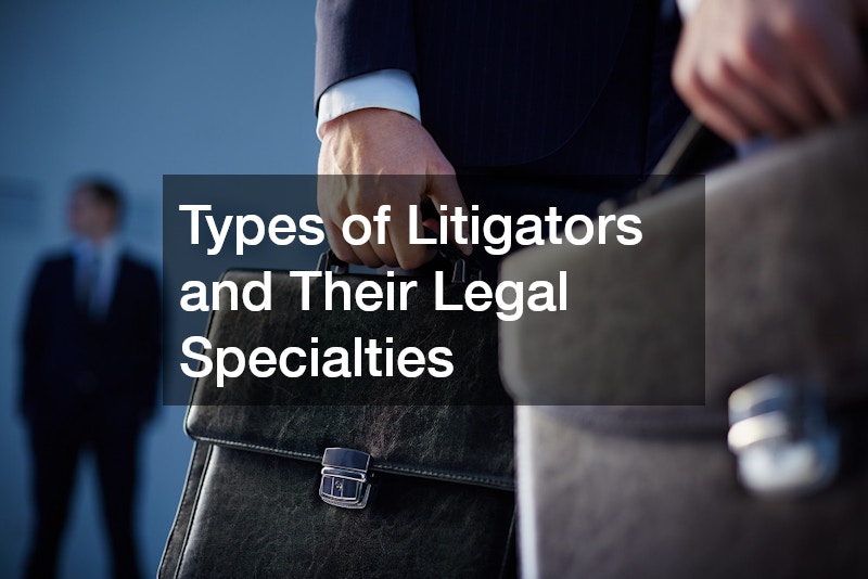 Types of Litigators and Their Legal Specialties