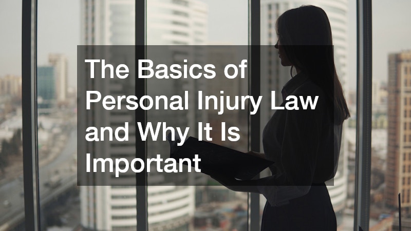 The Basics of Personal Injury Law and Why It Is Important